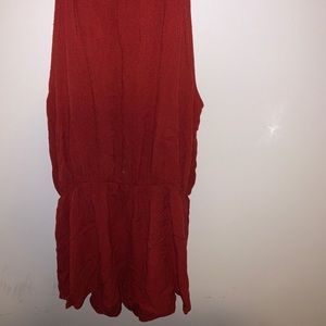 Red romper